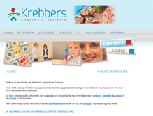 Tablet Screenshot of logopediekrebbers.nl